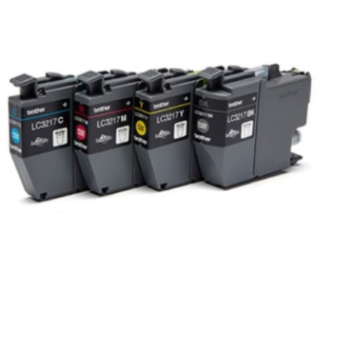 BROTHER MULTIPACK LC-3217VAL CARTUCCE NERO + CIANO + MAGENTA + GIALLO